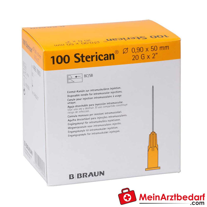 Agulhas descartáveis Sterican® para anestesia dentária, 100 unidades.