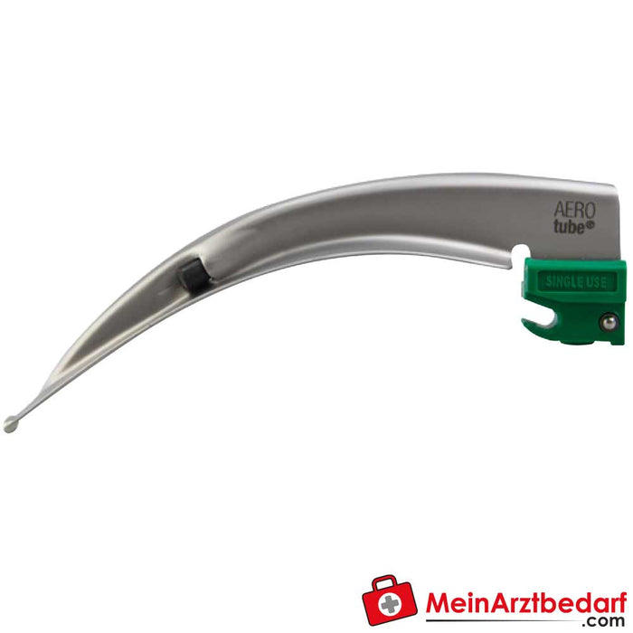 AEROtube® Disposable Metal Laryngoscope Blades (Macintosh or Miller)