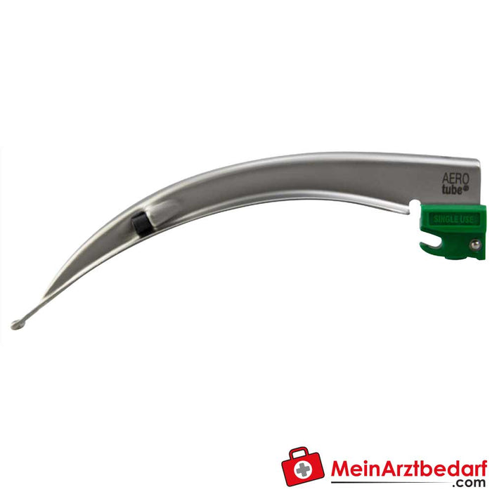 AEROtube® Disposable Metal Laryngoscope Blades (Macintosh or Miller)