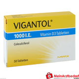 Vigantol 1000 I.E. Vitamin D3.