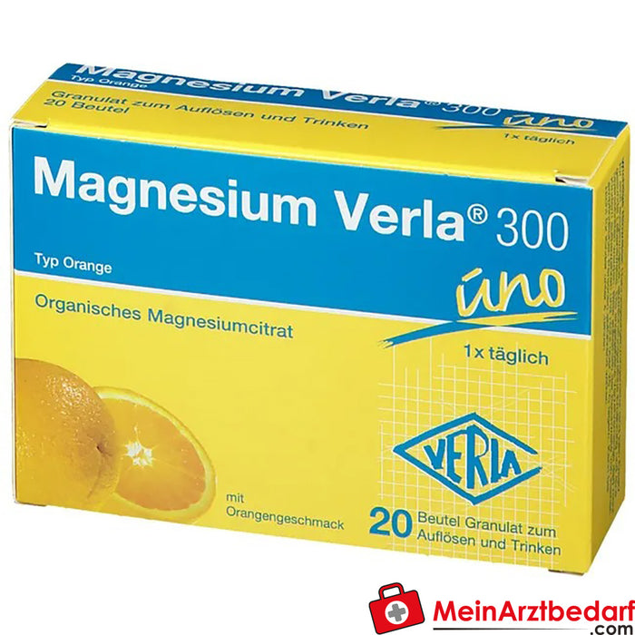 Magnesium Verla® 300 uno Orange, 20 kapsułek
