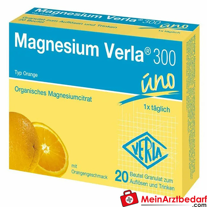 Magnesium Verla® 300 uno Orange, 20 Capsules