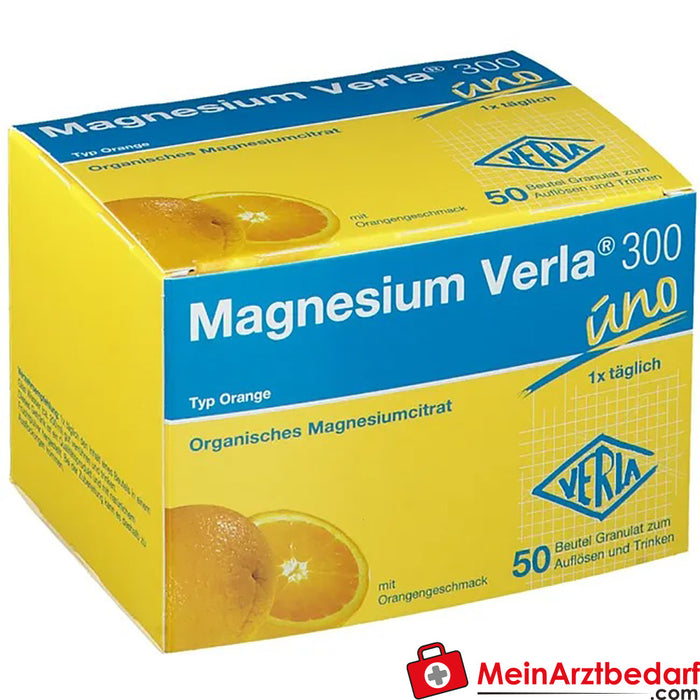 Magnezyum Verla® 300 uno Portakal, 50 Kapsül