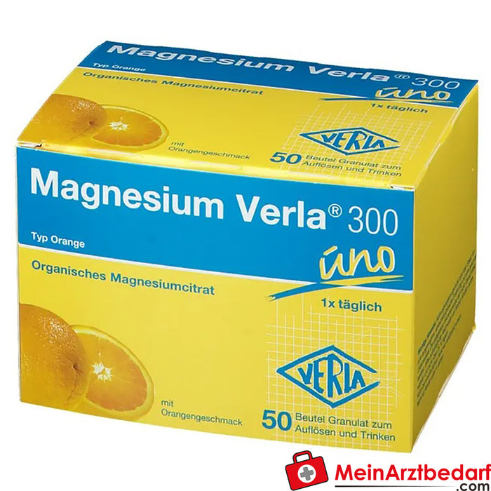 Magnésio Verla® 300 uno Orange, 50 Cápsulas