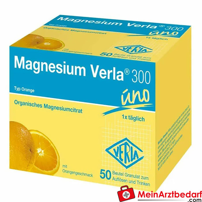 Magnesio Verla® 300 uno Naranja, 50 Cápsulas