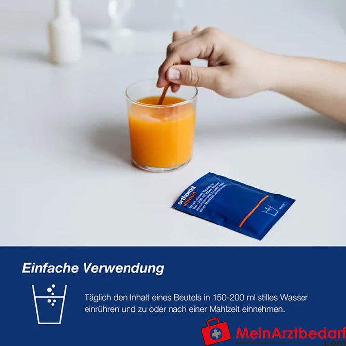 Orthomol Immun - Nahrungsergänzung mit Vitamin C, Vitamin D und Zink - Granulat, 30 St.