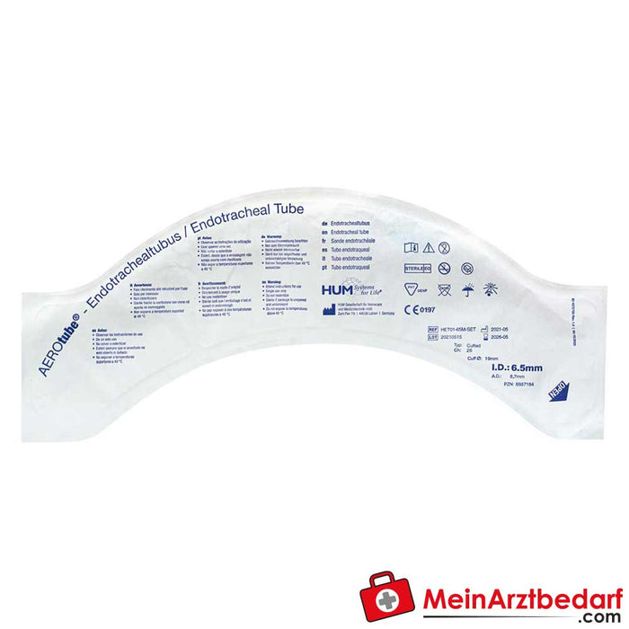 AEROtube® Sondes endotrachéales à usage unique avec ballonnet (10 pièces)