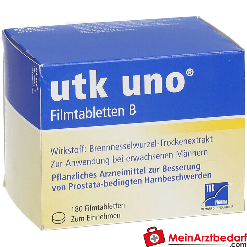 utk uno Filmtabletten B Brennnesselwurzel-Trockenextrakt Filmtabletten