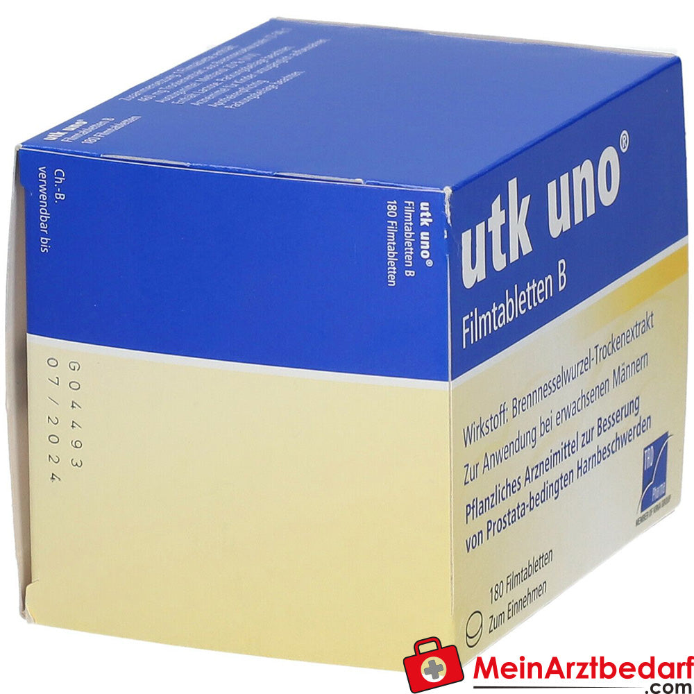 utk uno Filmtabletten B Brennnesselwurzel-Trockenextrakt Filmtabletten
