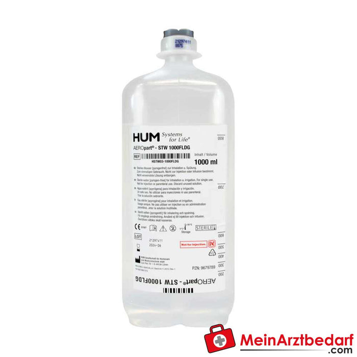 AEROpart® 1000 ml steriel water