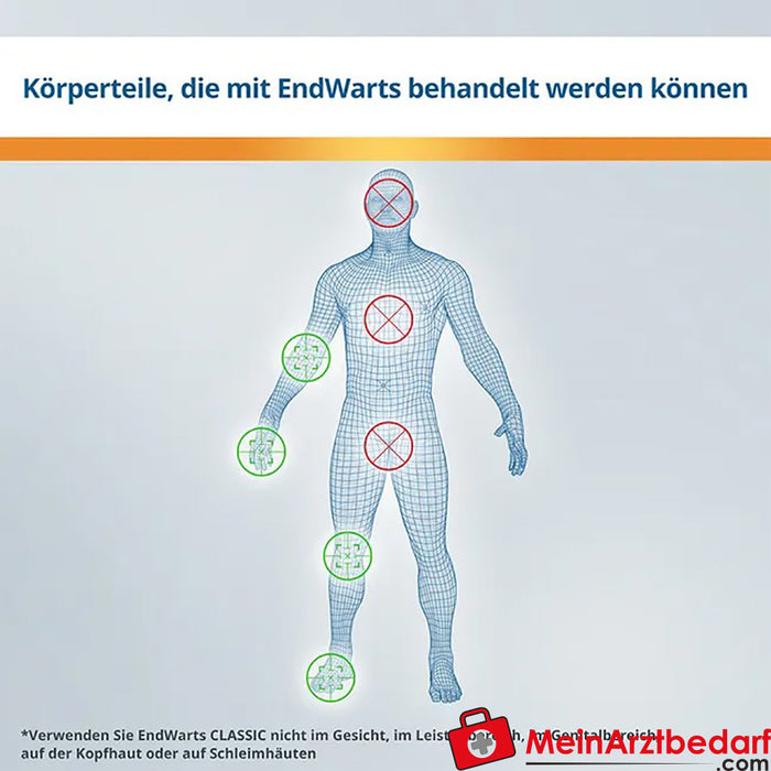 EndWarts CLASSIC: Solución con ácido fórmico contra verrugas y verrugas plantares, 3ml