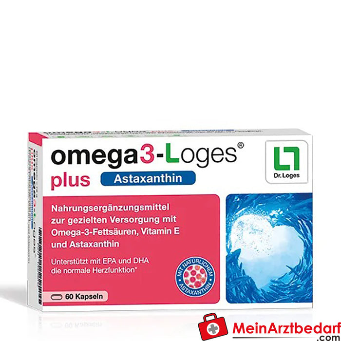 omega3-Loges® più Astaxantina, 60 pezzi.
