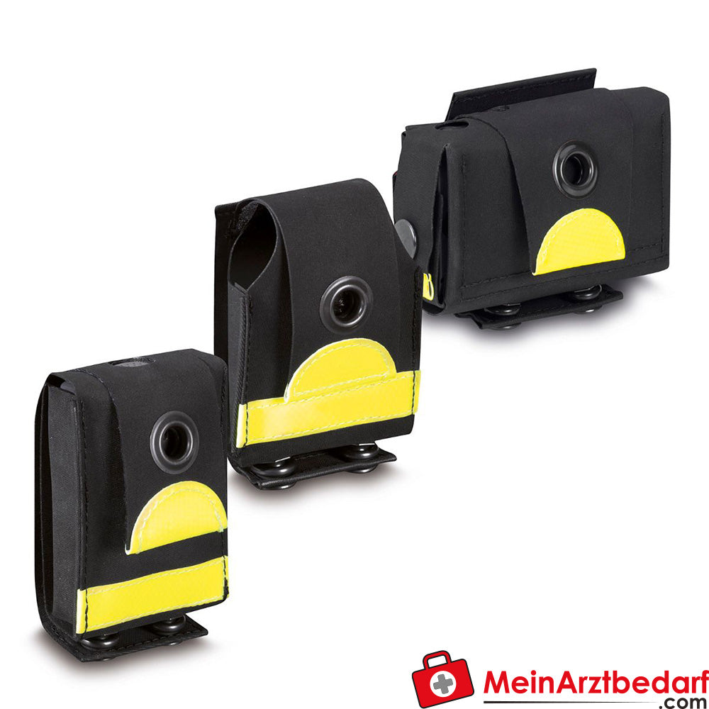 PAX Melderholster Gürtelholster für Swissphone QUADX35, BOSS 925/935 und Airbus P8ger, Kipp-Öffnung, Maße ab 6,5–11×3 cm