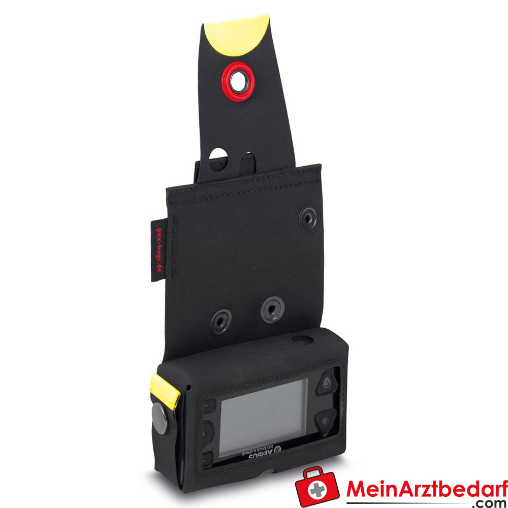 PAX Melderholster Gürtelholster für Swissphone QUADX35, BOSS 925/935 und Airbus P8ger, Kipp-Öffnung, Maße ab 6,5–11×3 cm