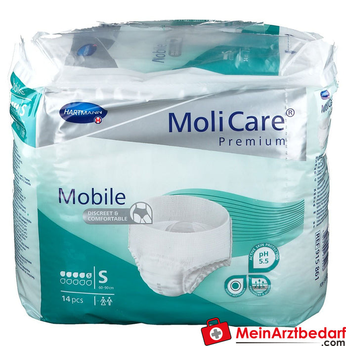 MoliCare® Premium Mobile 5 S 尺寸