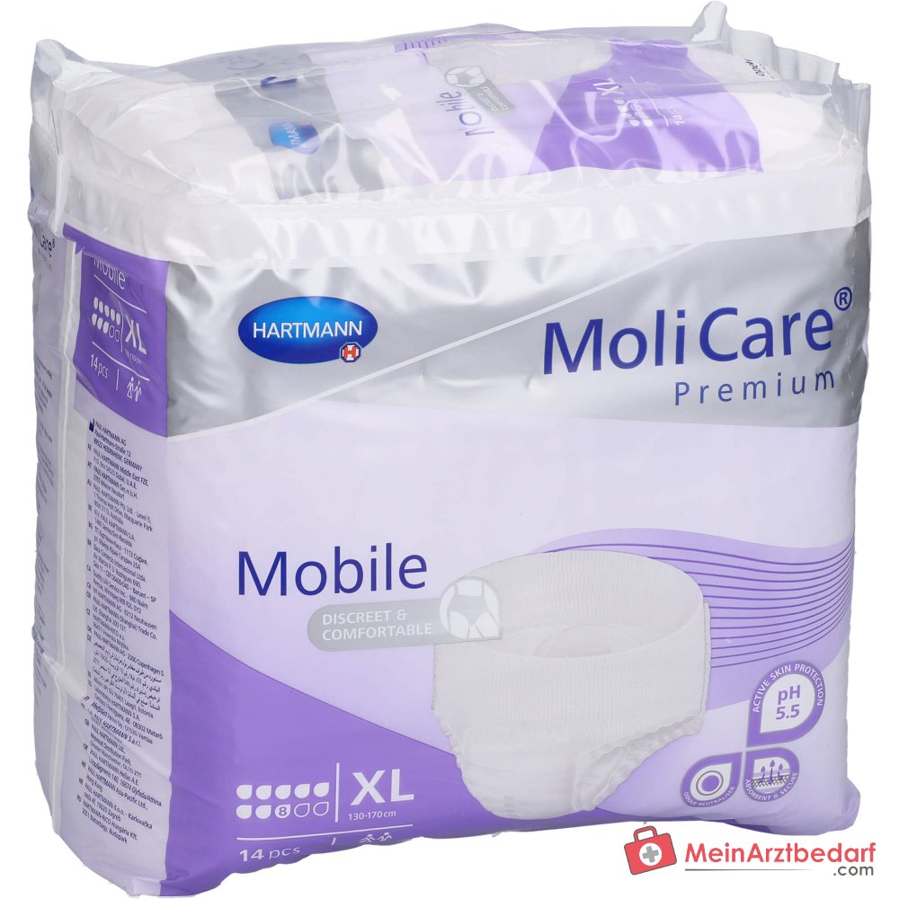 MoliCare Premium Mobile 8 druppels wegwerpluier XL, 56 st.