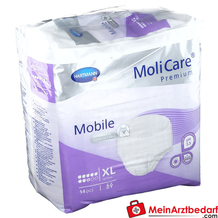 MoliCare® Premium Mobile 8 滴剂 XL 尺寸