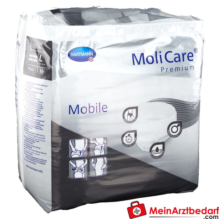 MoliCare® Premium Mobile 10 damla L beden