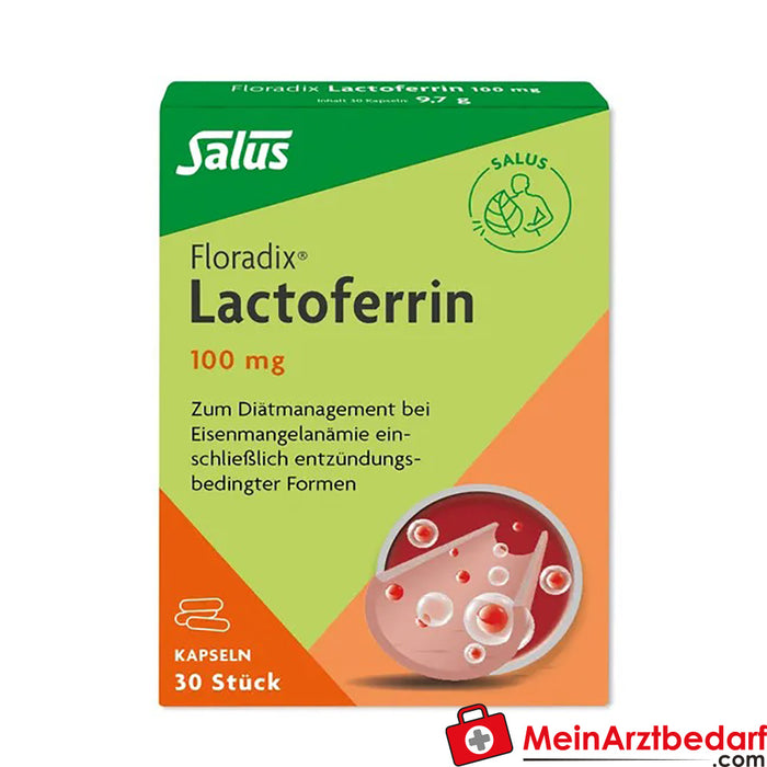 Salus® Floradix® Lactoferrina 100 mg, 30 unid.