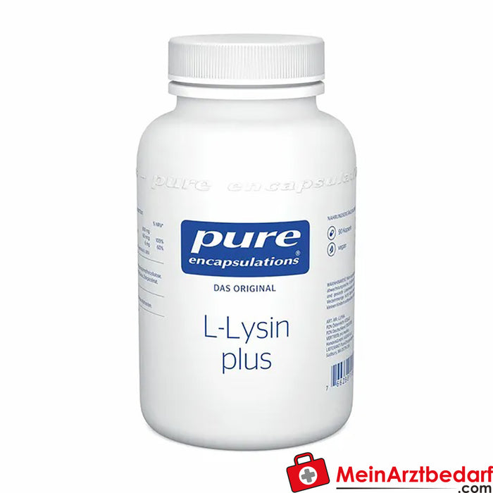 Pure Encapsulations® L-lysine Plus, 90 unid.