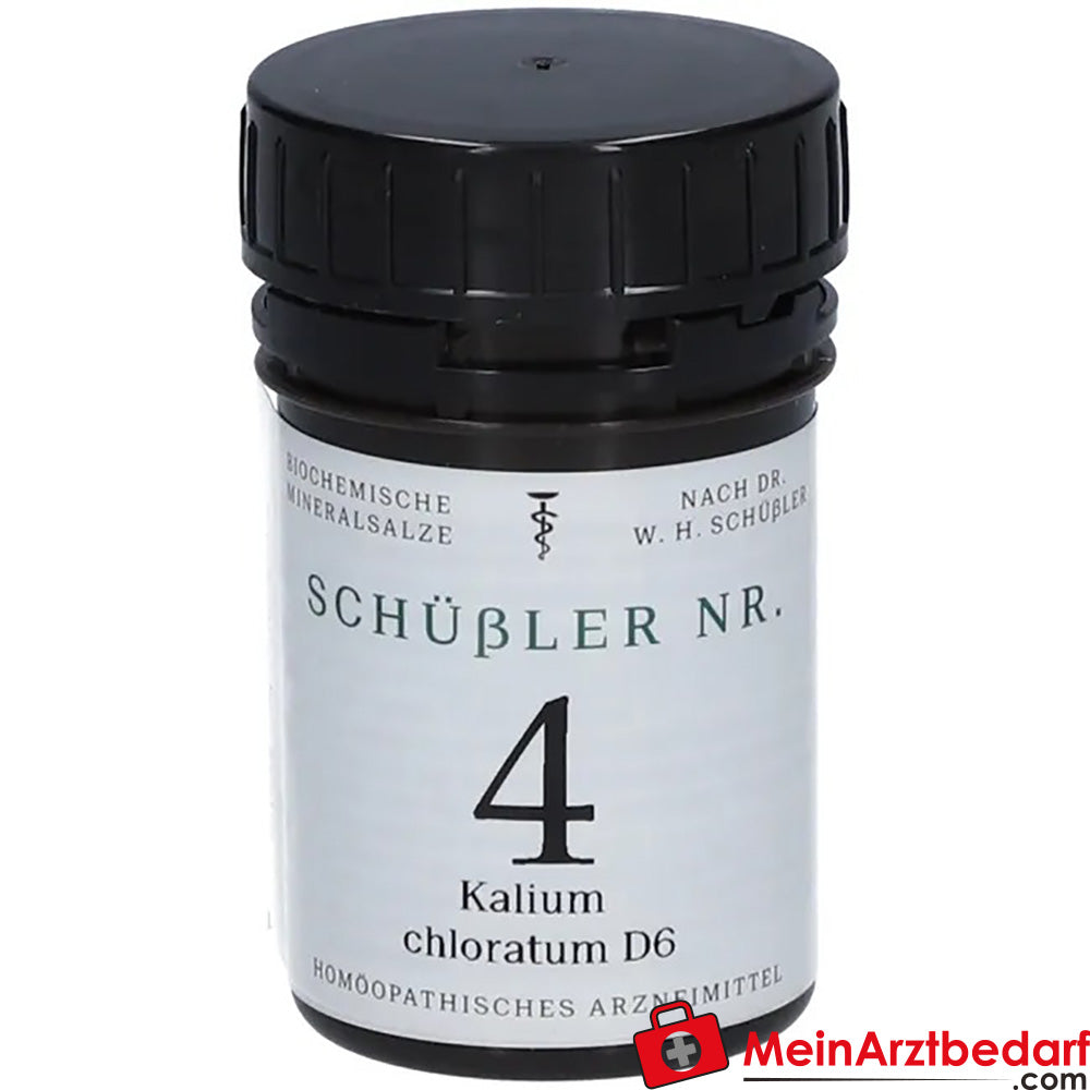 Schüßler Nr. 4 Kalium chloratum D6 Tabletten.