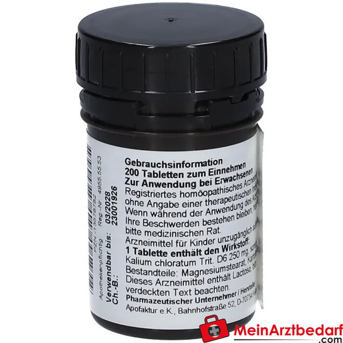 Schuessler Nr. 4 Kaliumchloratum D6 Tabletten