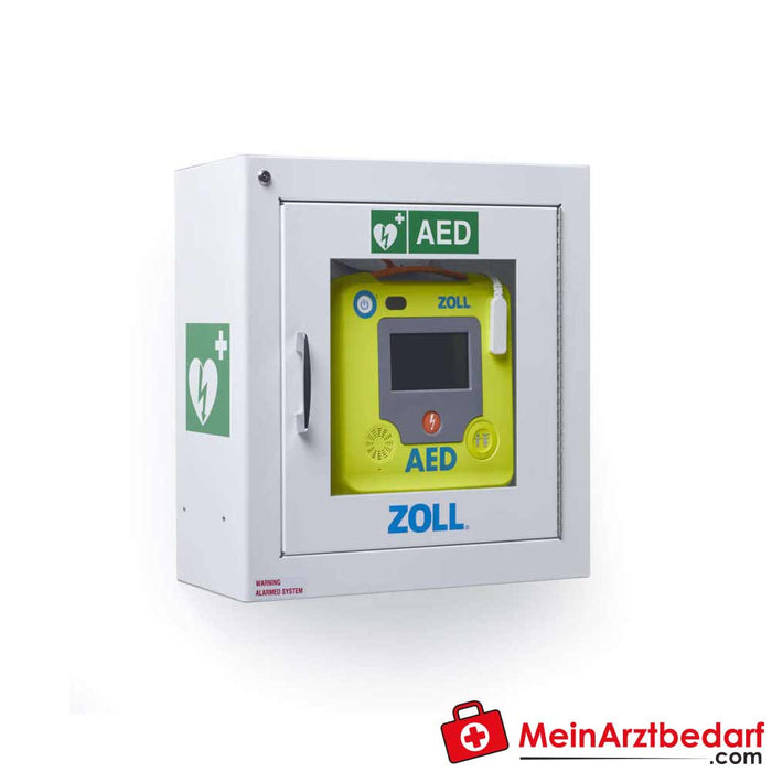 Wall cabinet for the Zoll AED 3 defibrillator