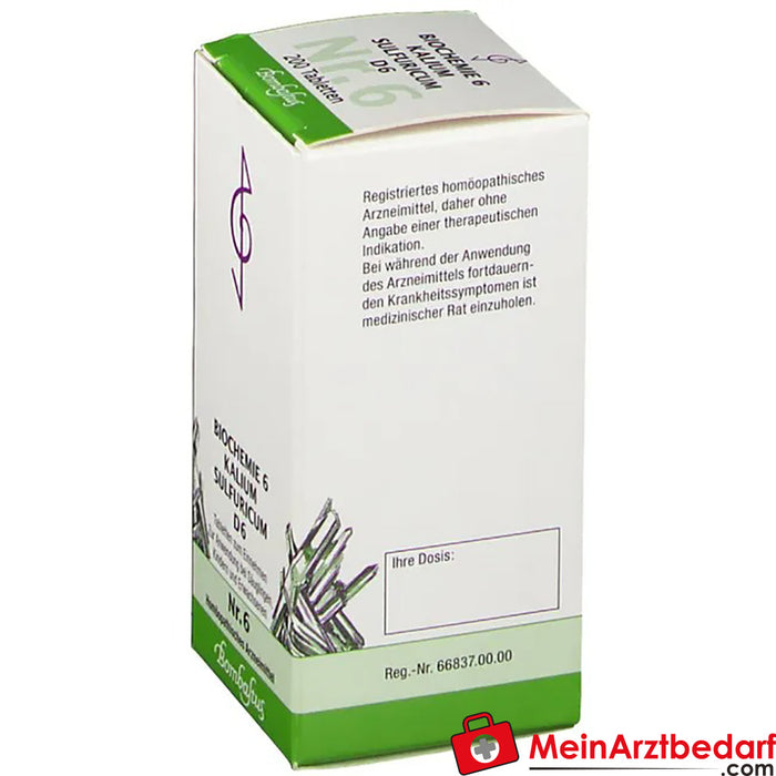 Bombastus Biochemie 6 Kalium sulfuricum D 6 Tabletten