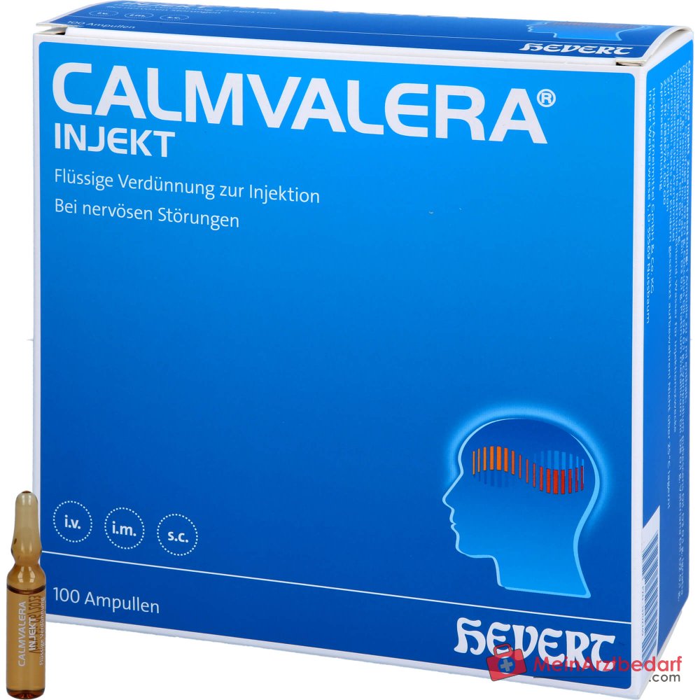 Hevert Calmvalera Injekt, 100 ampollas