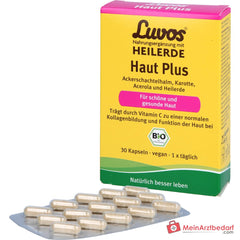 Luvos Heilerde Bio Haut Plus Vitamin C / Silizium / Piperin Kapseln, 30 St..