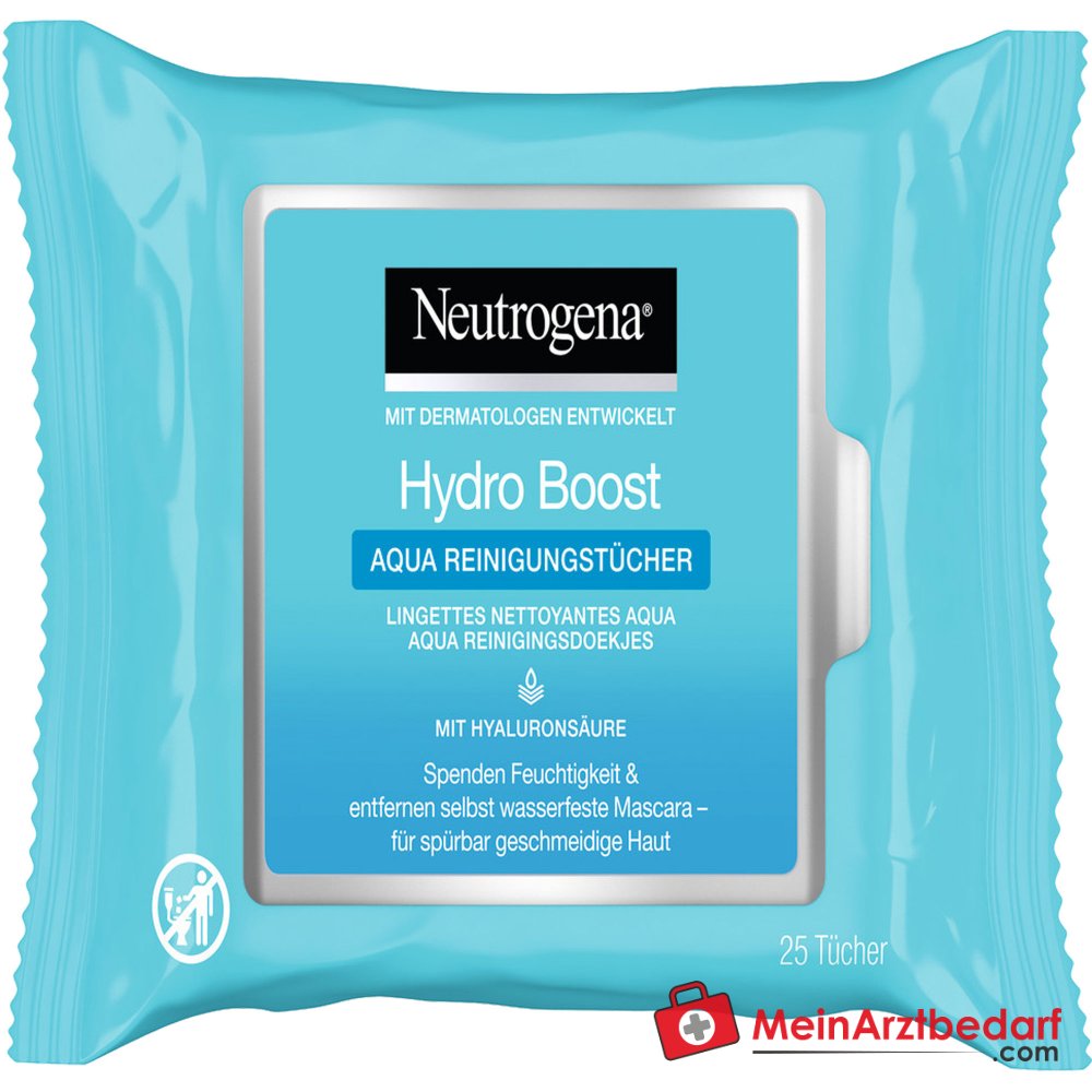 Neutrogena Hydro Boost Aqua Reinigungstücher, 25 St..