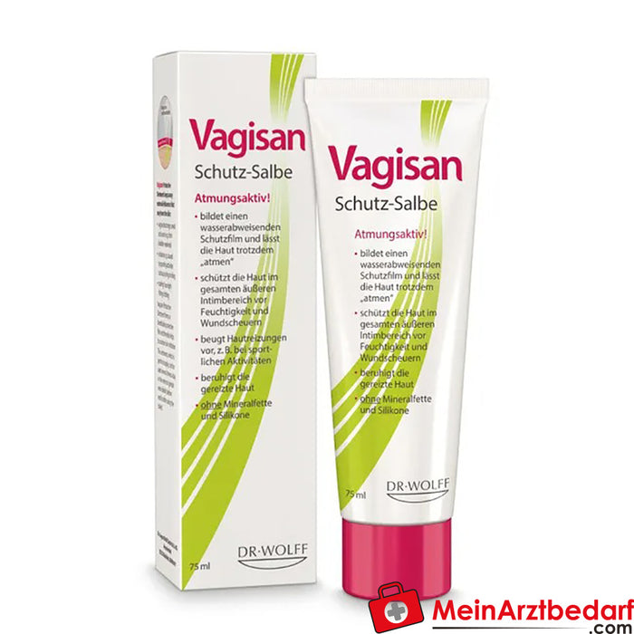 Unguento protettivo Vagisan: crema traspirante per la protezione delle ferite nella zona intima e per la cura intima quotidiana