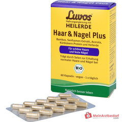 Luvos Heilerde Bio Haar & Nagel Plus Selen / Vitamin C Kapseln, 60 St..