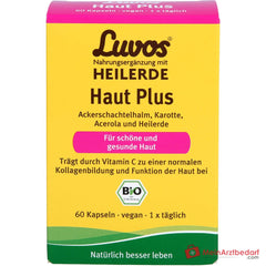 Luvos Heilerde Bio Haut Plus Vitamin C / Silizium / Piperin Kapseln, 60 St..