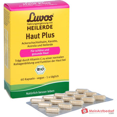 Luvos Heilerde Bio Haut Plus Vitamin C / Silizium / Piperin Kapseln, 60 St..