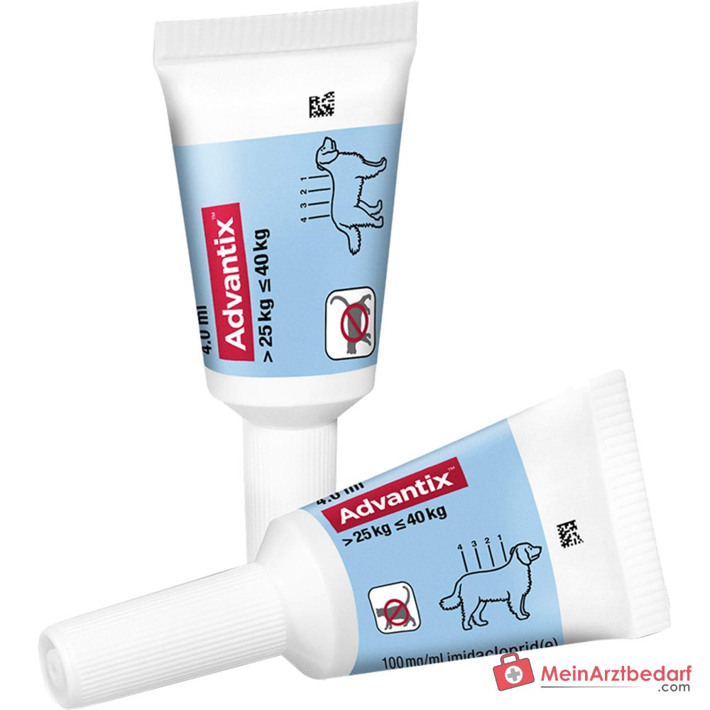 Advantix Spot-on Perro 25-40 kg Imidacloprid y Permetrina 4 x 4 ml