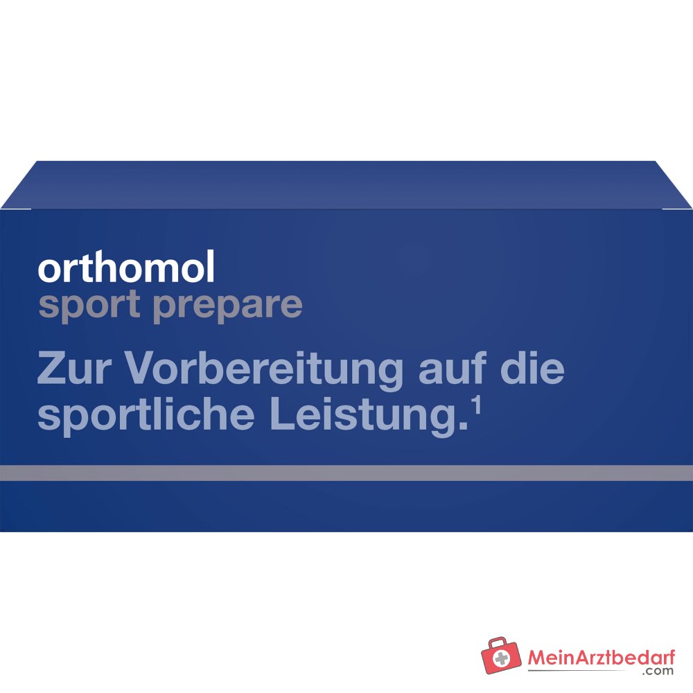 Orthomol Sport prepare Riegel mit Koffein und BCAAs, 16 Stück.