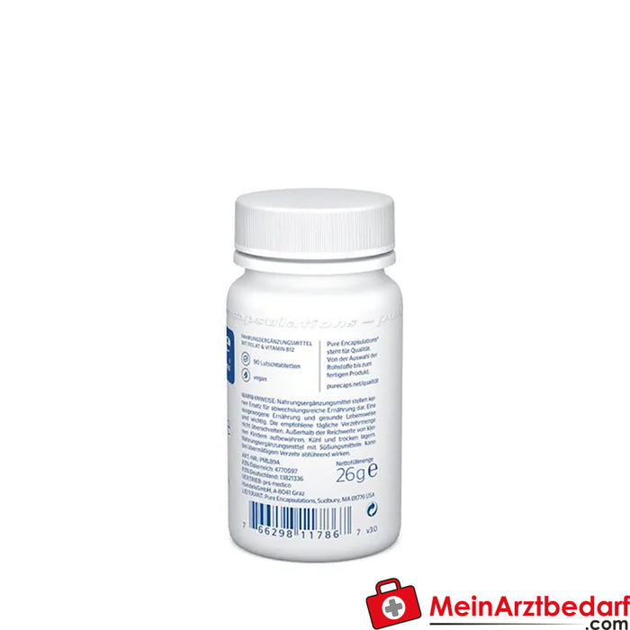 Pure Encapsulations® B12 Folate Melt