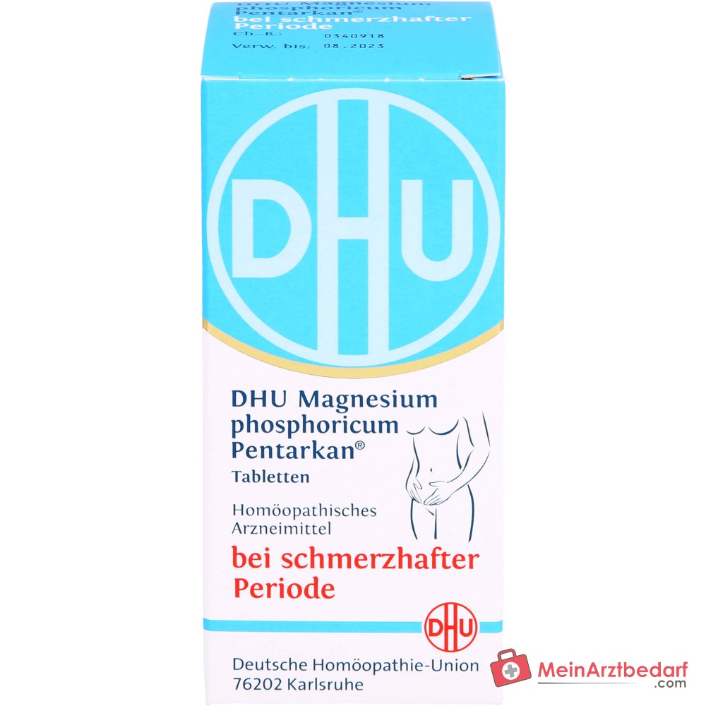 DHU Magnesium phosphoricum Pentarkan Magnesium phosphoricum / Chamomilla / Colocynthis / Potentilla anserina / Aesculus Tabletten, 80 St.