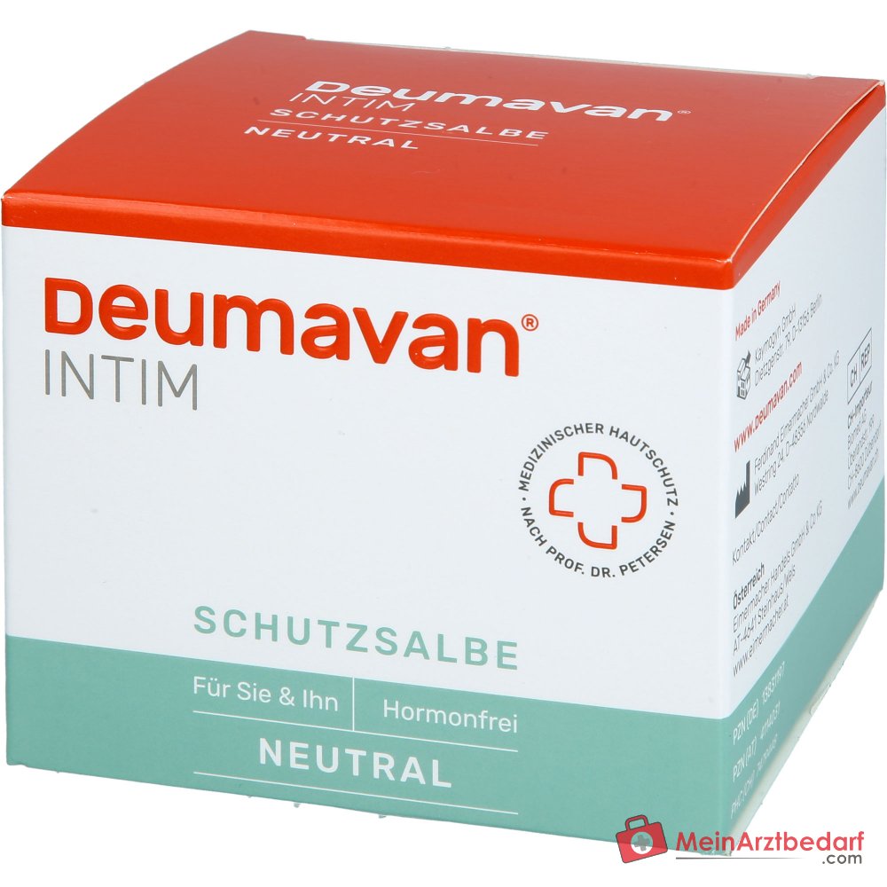 Deumavan Schutzsalbe neutral Vitamin E Fettsalbe, 100 ml.