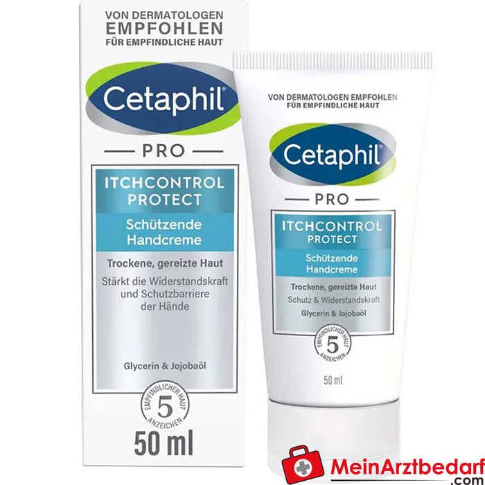 CETAPHIL PRO ItchControl Protect 防痒护手霜，适用于非常干燥、易过敏的双手