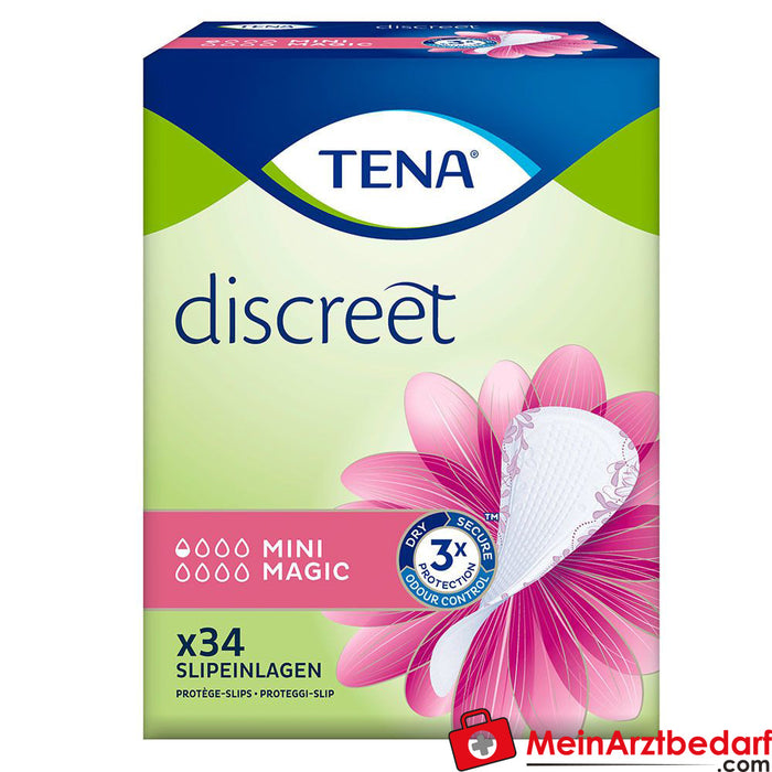 Wkładki higieniczne dla osób z nietrzymaniem moczu TENA Discreet Mini Magic