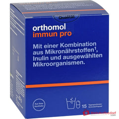 Orthomol Immun pro Granulat mit Kapseln, 15 St..