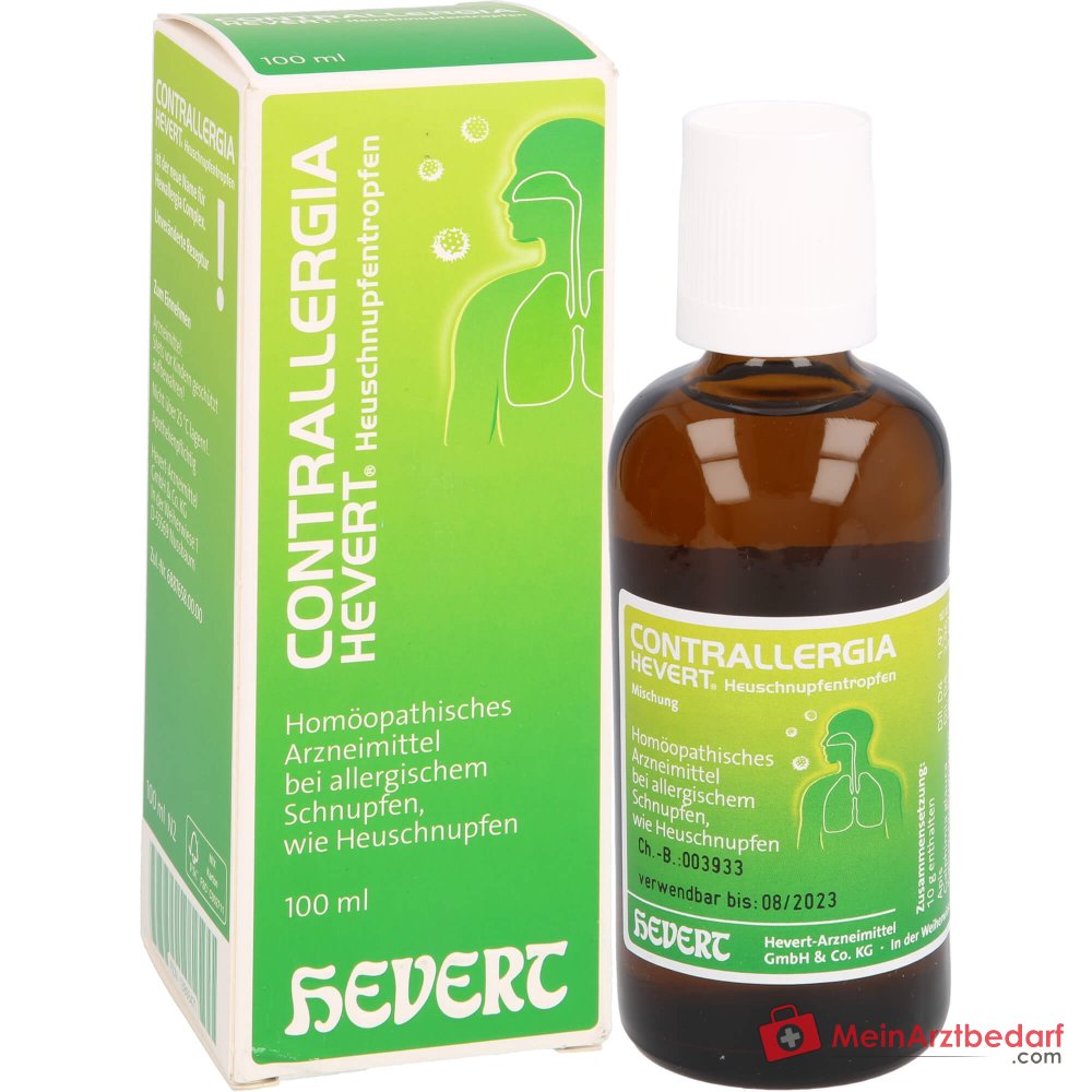 Hevert Contrallergia krople przeciw katarowi siennemu mieszanina, 100 ml