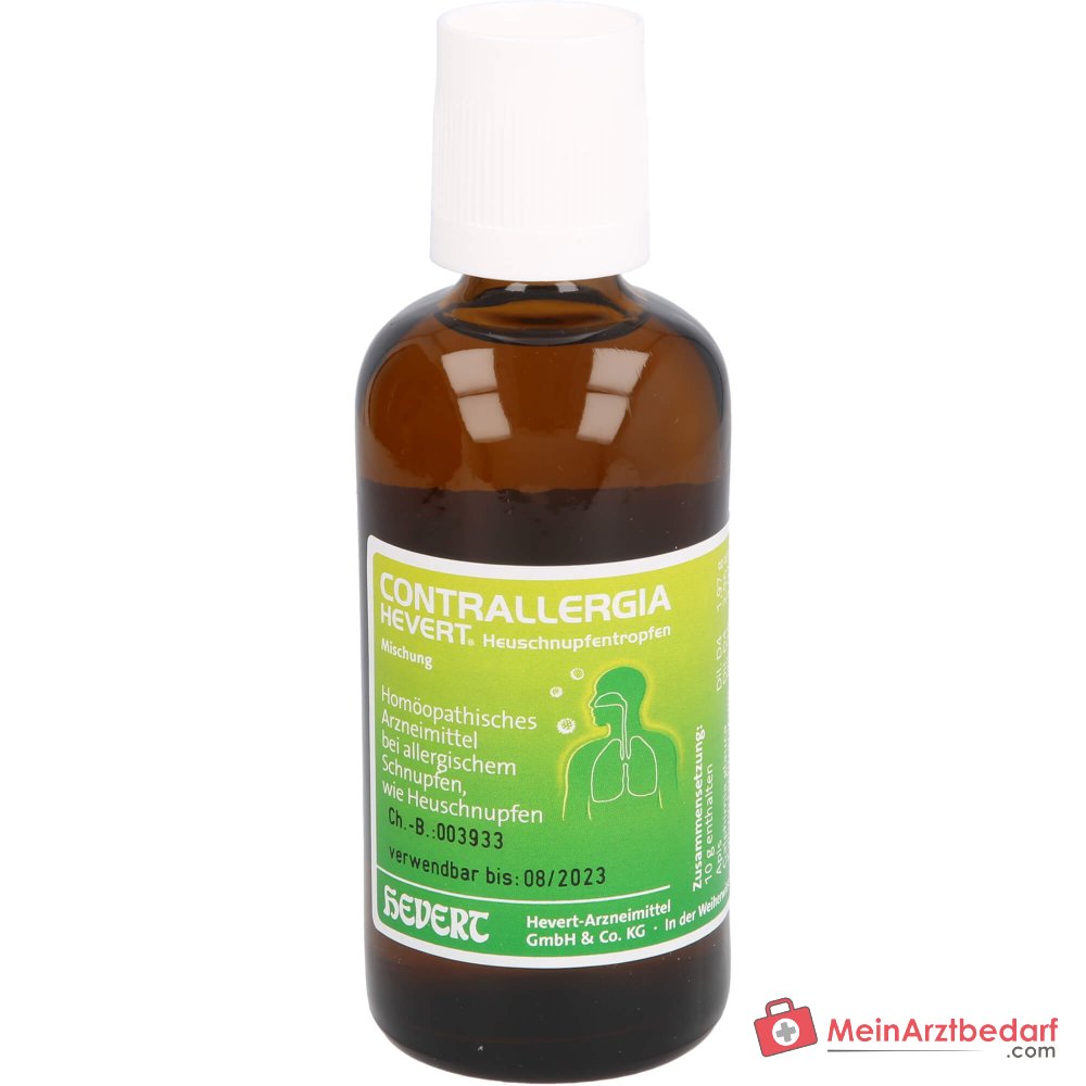 Hevert Contrallergia krople przeciw katarowi siennemu mieszanina, 100 ml