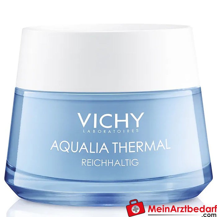 VICHY Aqualia Thermale Rijke Crème, Hydraterende Crème voor het Gezicht, 50ml