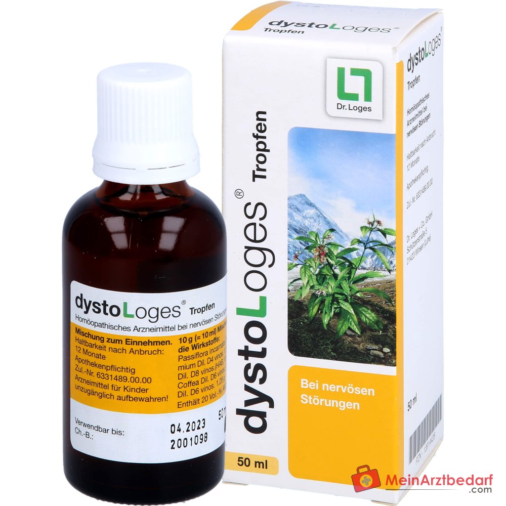 dystoLoges® Tropfen homöopathisches Arzneimittel bei Nervosität und Einschlafstörungen, 50 ml