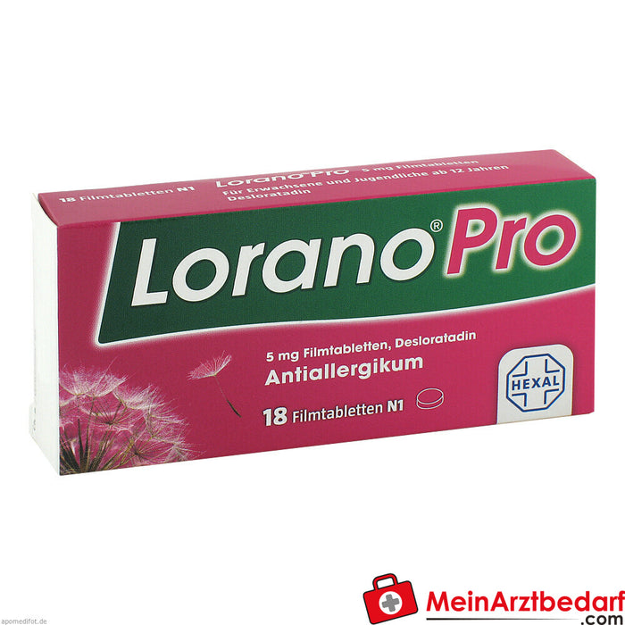 LoranoPro 5mg für alle Heuschnupfen-Symptome