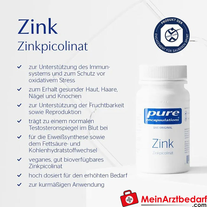 Pure Encapsulations® Çinko Çinko Pikolinat