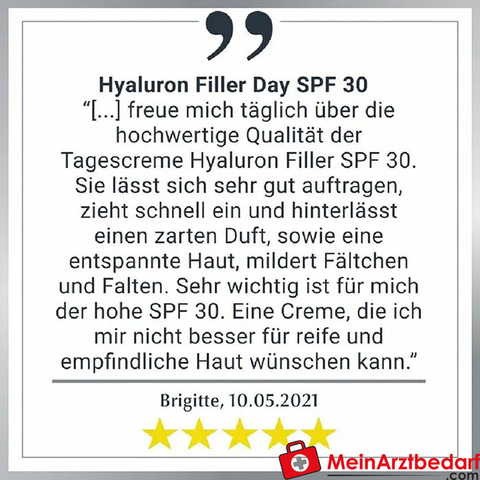 Eucerin® Hyaluron-Filler Tagespflege mit LSF 30|Glättet Falten & beugt lichtbedingter Hautalterung vor, 50ml